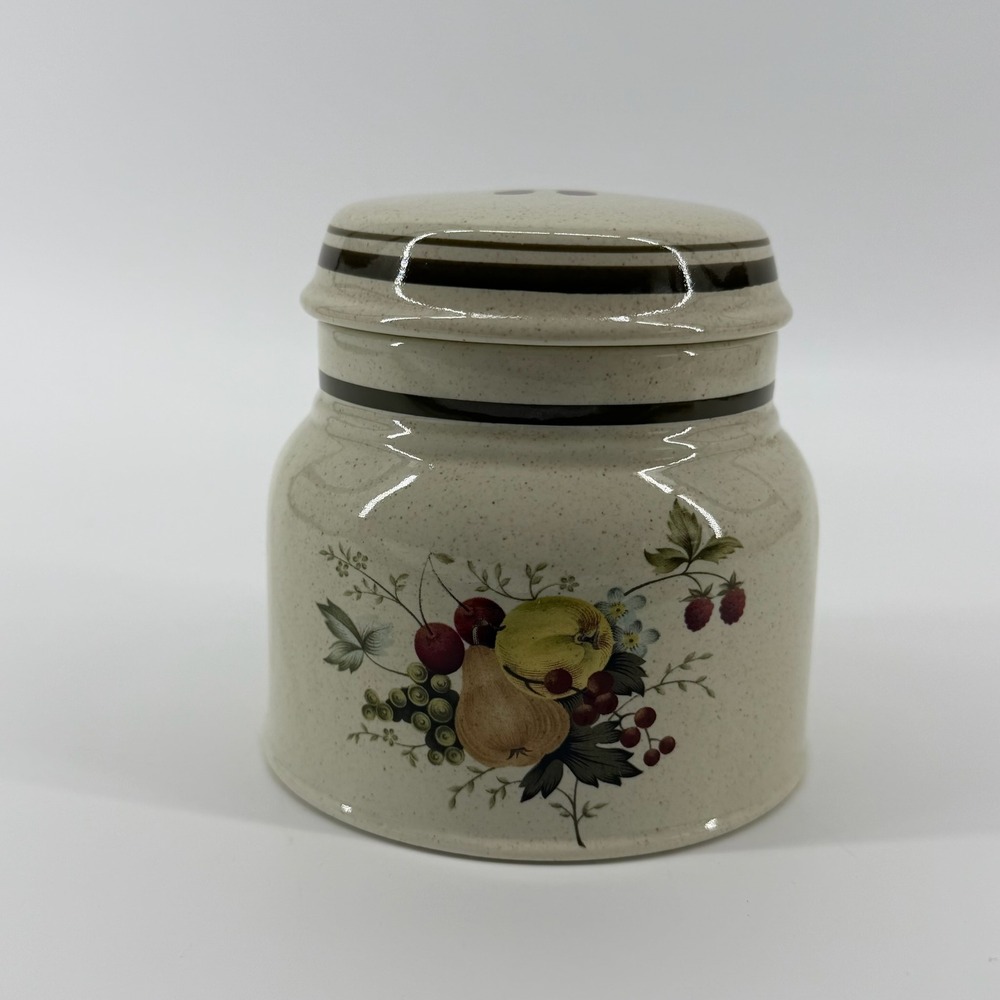 Royal Doulton Lambethware Cornwall Fruit Canister‎ Jar Lid Made in England